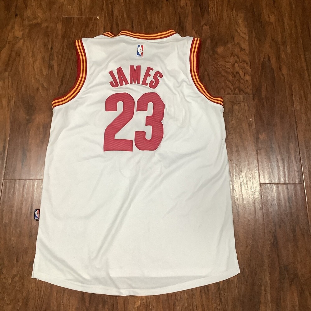 Vntg Lebron James Cleveland Cavaliers Jersey Size L